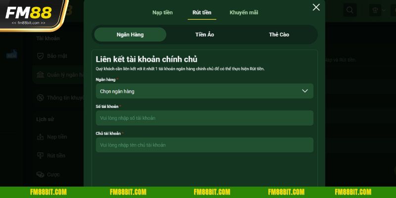 Nhà cái còn tích hợp các phương thức nạp tiền qua ví điện tử phổ biến