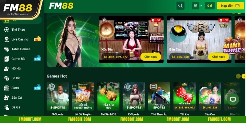 Tổng hợp những siêu phẩm không thể bỏ lỡ khi tham gia tại sân chơi FM88
